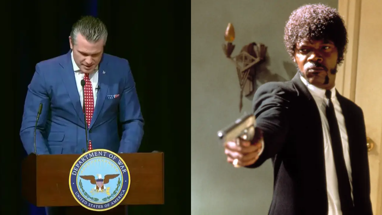 Hegseth Leads Pentagon Prayer Service with ‘Pulp Fiction’ Bible Verse — Faux Scripture Made Famous by Tarantino Movie